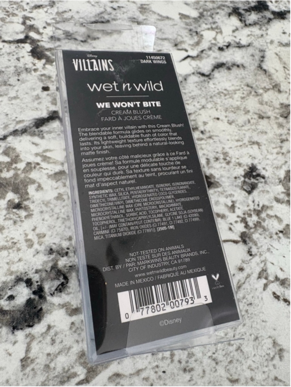 Wet N Wild x Disney Villains “We Won’t Bite” Cream Blush – Dark Wings - Picture 4 of 5